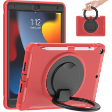 Etui do iPad 10.2” Pancerne z Obrotową Podstawką Czerwony