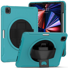 Etui do iPad Air5/Air4 10.9" z Podstawką i Miejscem na Rysik Turkusowe