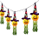 Dekorative Halloween leuchtende LED Kürbisse 3 m 1