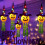 Dekorative Halloween leuchtende LED Kürbisse 3 m 5