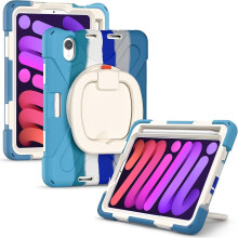 Etui do iPad Mini 6 8.3" z Podstawką i Miejscem na Rysik Niebieskie