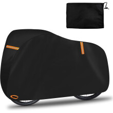 Housse de Vélo Étanche avec Réflecteurs Noir 200 x 70 x 110 cm