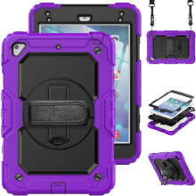 Funda para Samsung Galaxy Tab A8 de 10,5” con correa de hombro lila