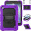 Funda para Samsung Galaxy Tab A8 de 10,5” con correa de hombro lila 1