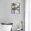 Kit de peinture diamant TISHIRON 5D Fleurs abstraites 30x45cm 2