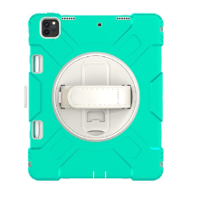 Funda para iPad Pro 12.9” con soporte giratorio, lugar para el lápiz, verde