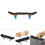 Durable Maple Finger Skateboard with Case Light Blue - Shock-Absorbing 7
