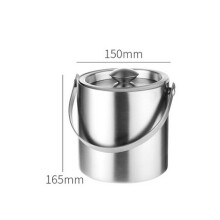 Praktische Eiszange für die Aufbewahrung, isolierter Edelstahlkühler mit elegantem Design für den Außenbereich, professionelle Größe für