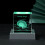 Unique 3D Crystal Human Head Anatomical Model-single crystal 5