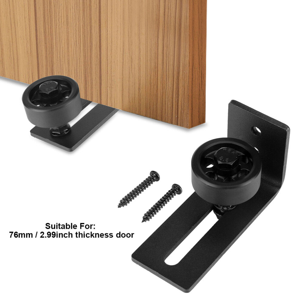 Quiet Smooth Glide Wall Roller Guide For Barn Doors Easy Install 8421362953766