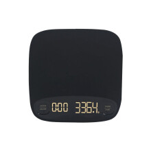 Bilancia di precisione per caffè con timer automatico, per espresso e pour over, design minimalista, sensore ad alta precisione da 0,1 g a 2000 g,