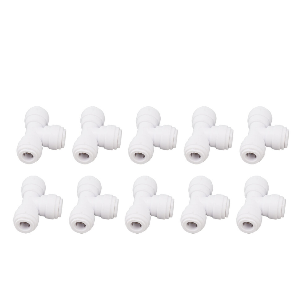 Union Tee Push To Connect Fitting Quick Connect Versatile Tube Connector Durable Acetal Construction For Reverse Osmosis Systems Heat Resistance Food 9363190994056