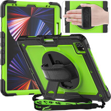 Funda para iPad Air 5/4 10.9”/Pro 11 con correa de hombro Verde