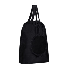 Tearproof Garment Bag Featuring Quick Tie Closure-Black