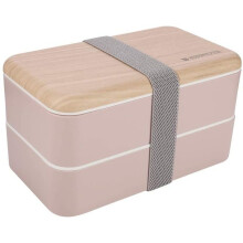 Bento-Lunchbox aus pflanzenbasiertem, nachhaltigem Kunststoff, auslaufsicheres Design für Frische und Komfort bei Mahlzeiten unterwegs,
