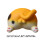 Cartoon Cats Butt Shape Magnets Compacts Design-Striped cat ass 4