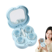 Ultrasonic Lens Cleaner Automatic Soft Contact Lens Cleaning Machine For Travel Compact Portable Waterproof Soak Case