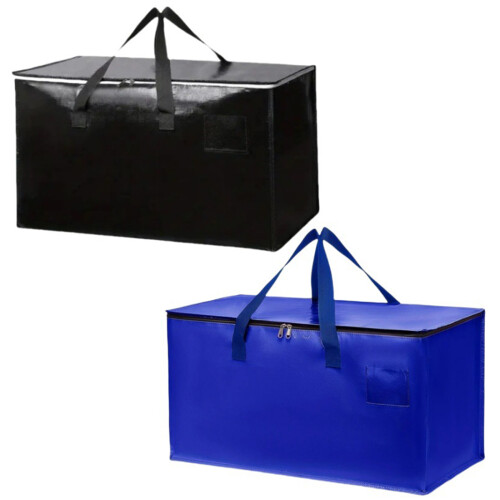 Recyclable Moving Organizer Bag Heavy Duty Waterproof For-Blue 1