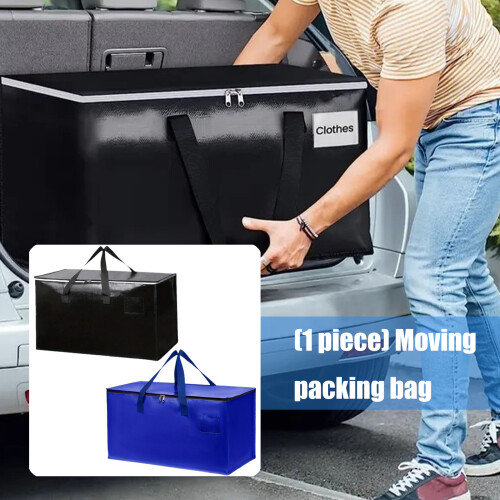 Recyclable Moving Organizer Bag Heavy Duty Waterproof For-Blue 2