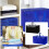 Recyclable Moving Organizer Bag Heavy Duty Waterproof For-Blue 5