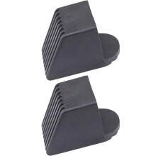 Fitness Equipment End Caps 2Pack, Floor Protectors, Replacement Square End Covers For 30x30mm Tubes