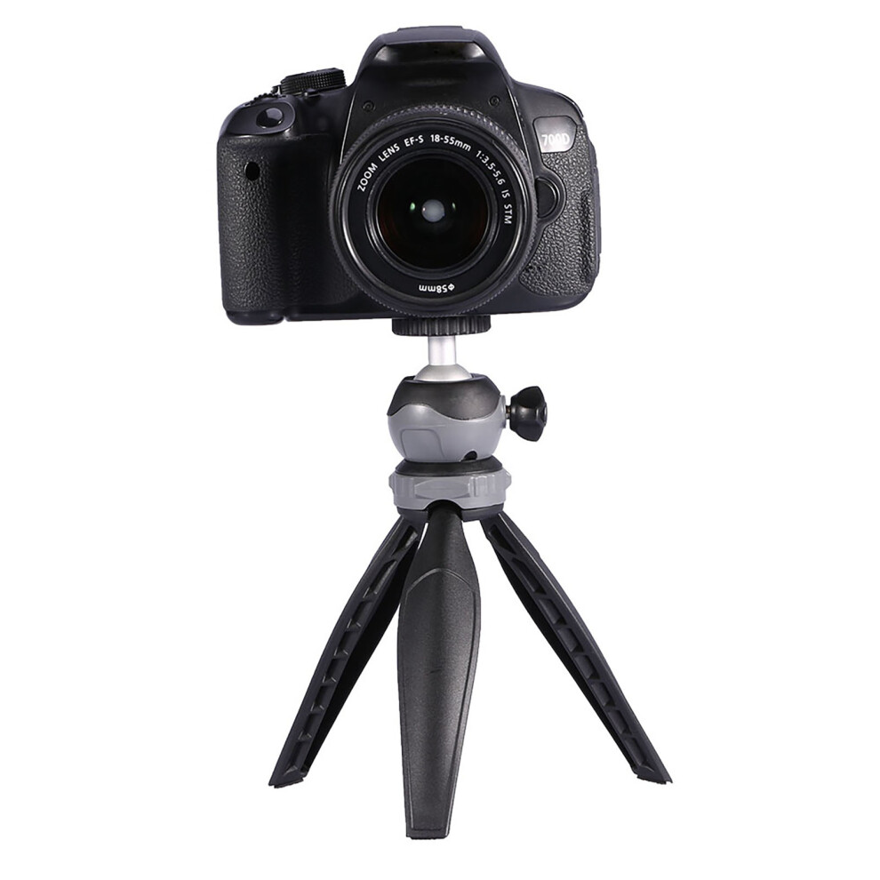 Mini Tabletop Tripod With 360 Ball Head For Cameras & Phones, Black 4661362955351