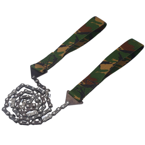 Multifunctional Camouflage Survival Chainsaw, 103cm Lightweight Emergency Tool