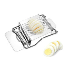 Stainless Steel Egg Slicer and Cutter Tool for Salads and Soft Foods