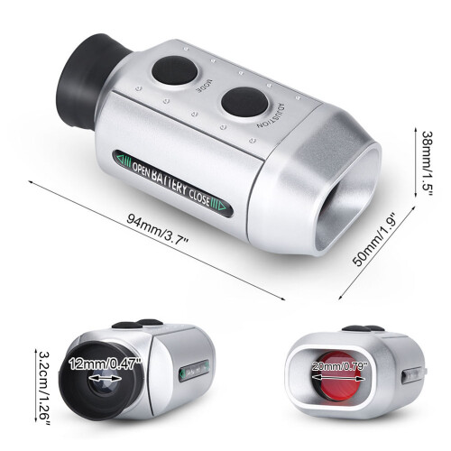 Handheld Golf Rangefinder Telescope Distance Meter Tester for Accurate Shots 2