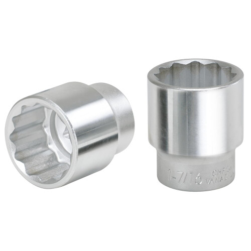 Deep Impact Socket 7/16Inch Short 12Point 1/2Inch Square Drive Model 9111083