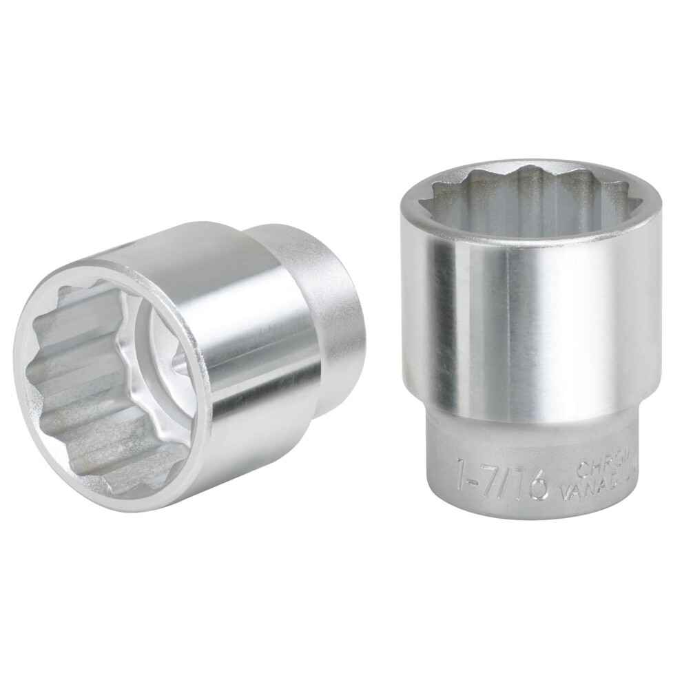 Deep Impact Socket 7/16Inch Short 12Point 1/2Inch Square Drive Model 9111083 9067246909666