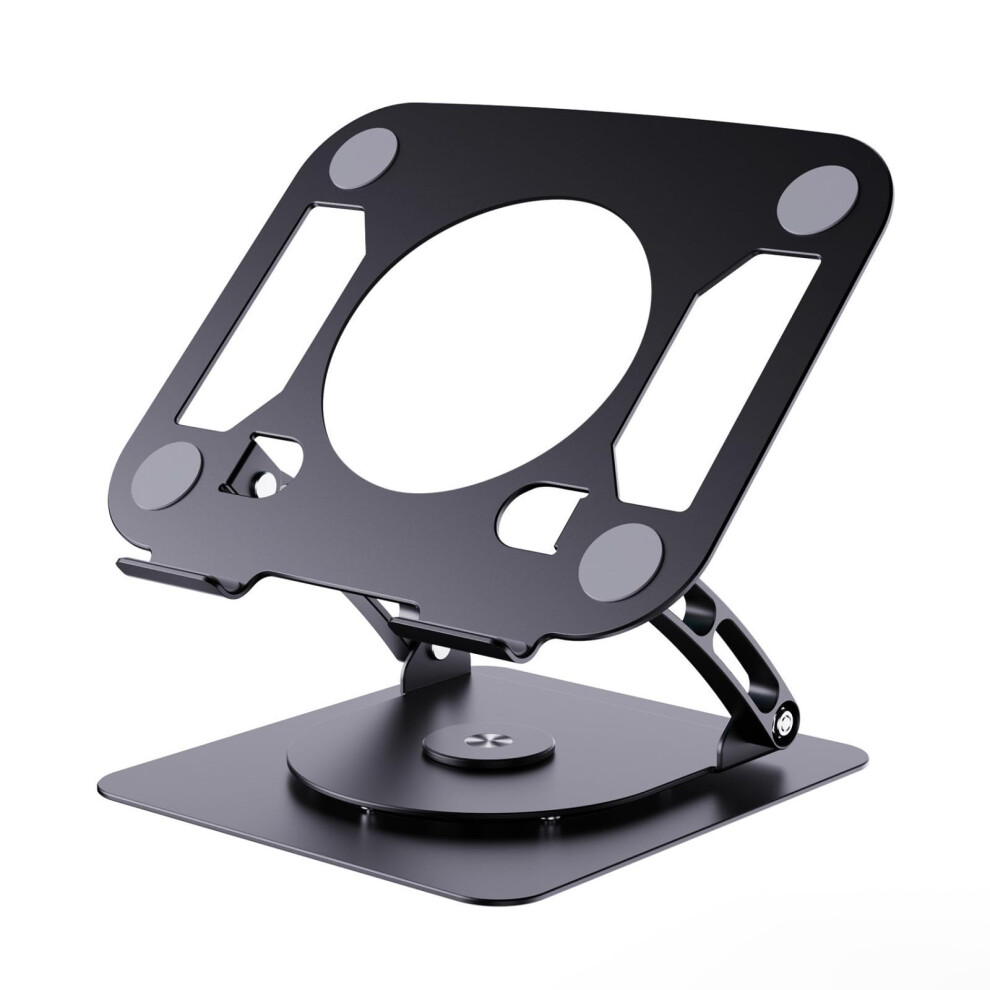 Laptop Stand With Adjustable Height, Antislip Silicone Pad, Cooling Pad, For 1317 Inch Laptops Black 9105992233465