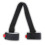 Robuster Nylonski- und Snowboard-Schultergurt 50-110cm Schwarz 2