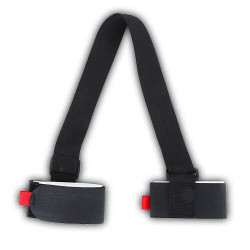 Robuster Nylonski- und Snowboard-Schultergurt 50-110cm Schwarz 1