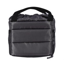 DSLR-Kamera wasserdichte Handtasche mit gepolstertem Trenner, stoßfest, grau
