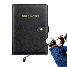 Golf Scorecard Book Golf Journal For Progress Tracking Portable Outdoor Putting Green For Tournaments And Driving Ranges