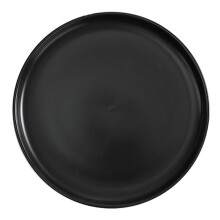 Assiettes au design minimaliste, en porcelaine rose de l'Himalaya, idéales pour les pâtes, les salades, les fruits et les en-cas. Format unique de