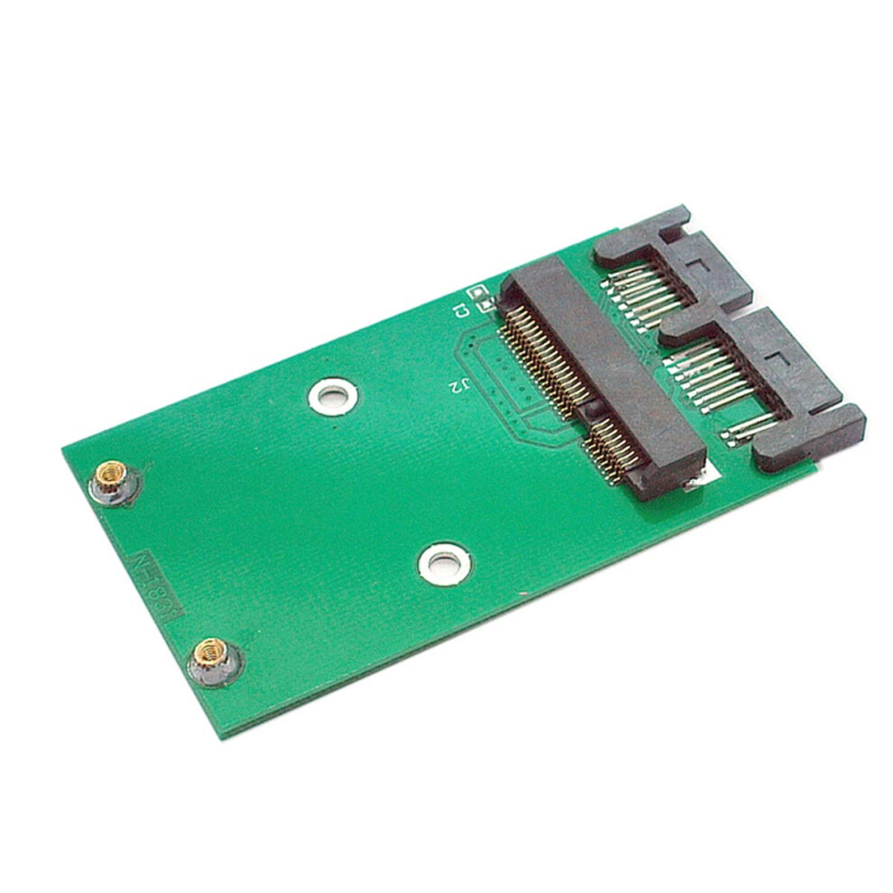Mini Pcie Msata Ssd To Micro Sata Adapter 1.8 Inch 7+9 16Pin Pcba For Ssd Hard Disk Green 9105992233755
