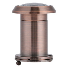 220 Degree Wide Angle Door Viewer Optical Glass Security Red Bronze