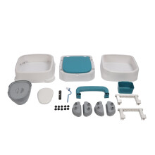 Tragbare Toilette, abnehmbare Armlehne,