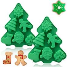 Christmas Silicone Molds, Professional Quality Silicone Heat Range From -40 To +230 Degrees Celsius, Reusable Non Stick Durable Flexible For Easy Rele