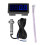 4-Digit LED Tachometer with Hall Proximity System Blue Anti-Interference 2