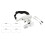 Stirnbandlupe mit 5 Linsen, Doppel-LED-Licht, 3