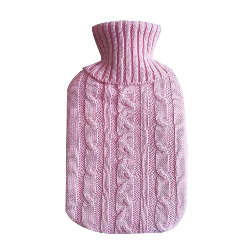Red/Purple Hot Water Bottle 2000Ml Capacity With Washable Removable Cover Coldproof Hand Warmer Warming Bag Wire