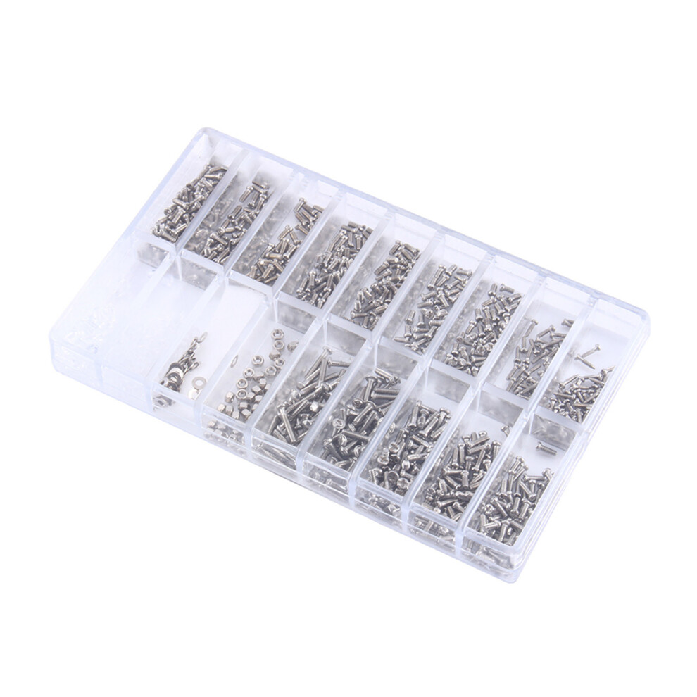 Small Stainless Steel Eyeglass Screws Nut Washer Set For Sunglasses Repair 9451362963754