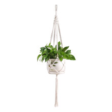Eleganti e vintage appendini per piante in macramè, ampia applicazione per cucina, patio, soggiorno, ufficio, corda di iuta intrecciata a mano,