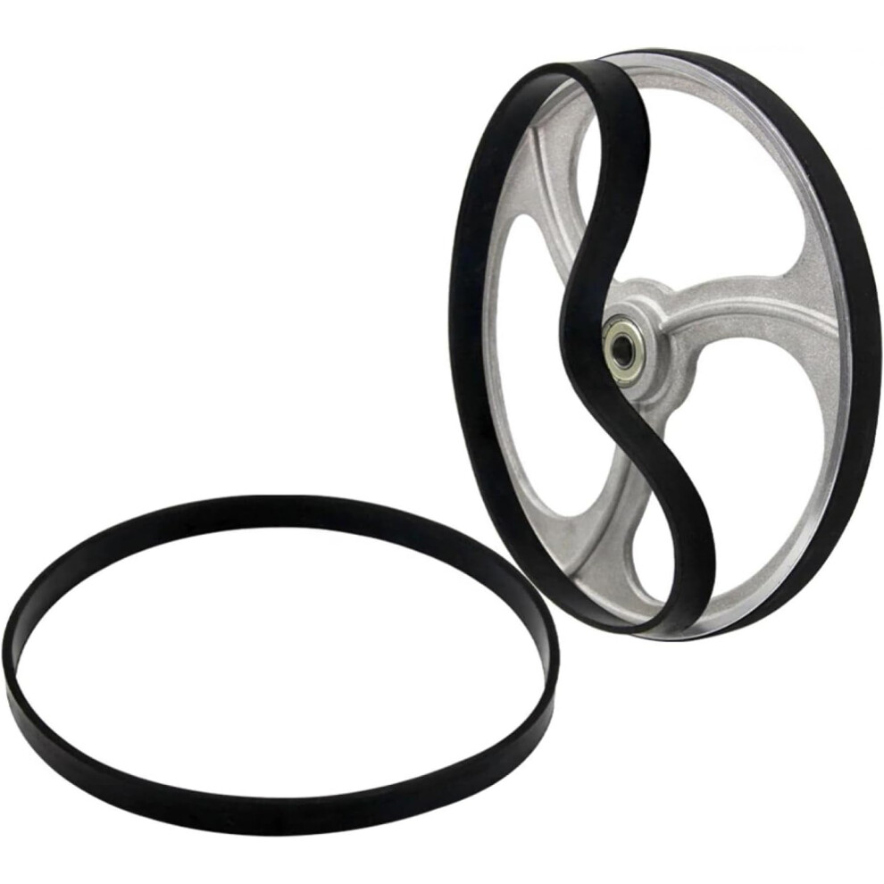 Woodworking Band Saw Rubber Band 9Inch, 2 Pack, Scroll Wheel Ring, Band Saw Tires, Rubber Ring For Scroll Wheel 9105992234066