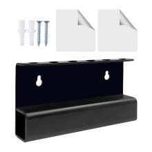 Space Saving Wall Mounted Boomerangs Holder For Game Room-Black