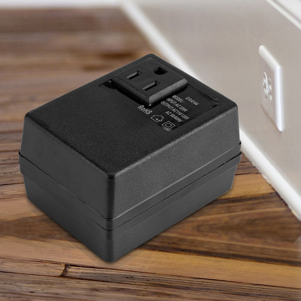 Universal Voltage Converter Transformer 200W For Travel Small & Lightweight 9341362963338