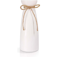 Moderne Wohndekoration, Keramikvase mit einzigartigem Geschenkset aus Trockenblumen für Ihre Lieben.